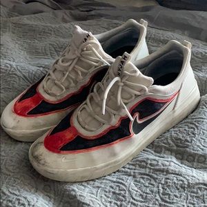 Nike SB Nyjah 2.0 white 10.5 custom color